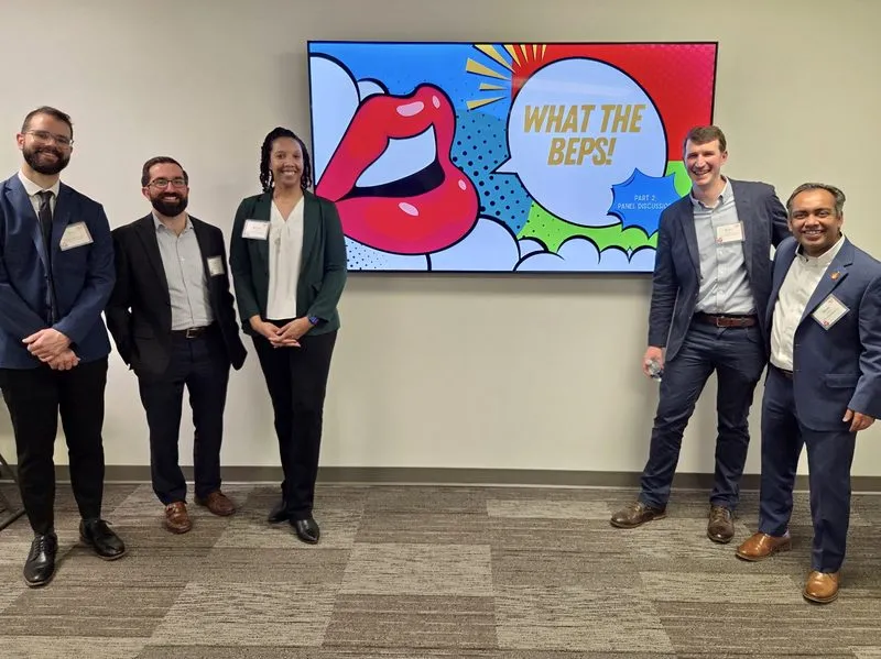 Jigar Desai with BEPS panelists in Baltimore